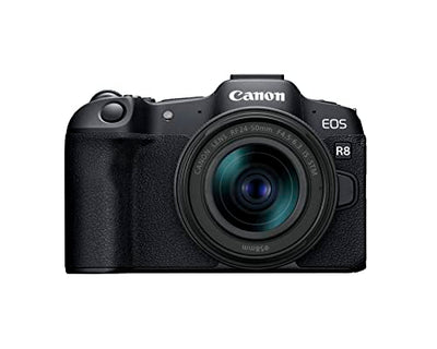 Canon EOS R8 Mirrorless Camera with RF 24-50mm F4.5-6.3 IS STM Lens