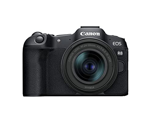 Canon EOS R8 Mirrorless Camera with RF 24-50mm F4.5-6.3 IS STM Lens