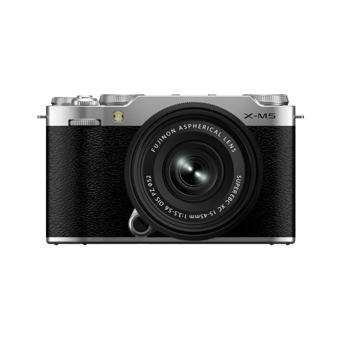 Fujifilm X-M5 Mirrorless Camera with XC 15-45mm F3.5-5.6 OIS PZ Lens (Silver) - 16953962/16900771