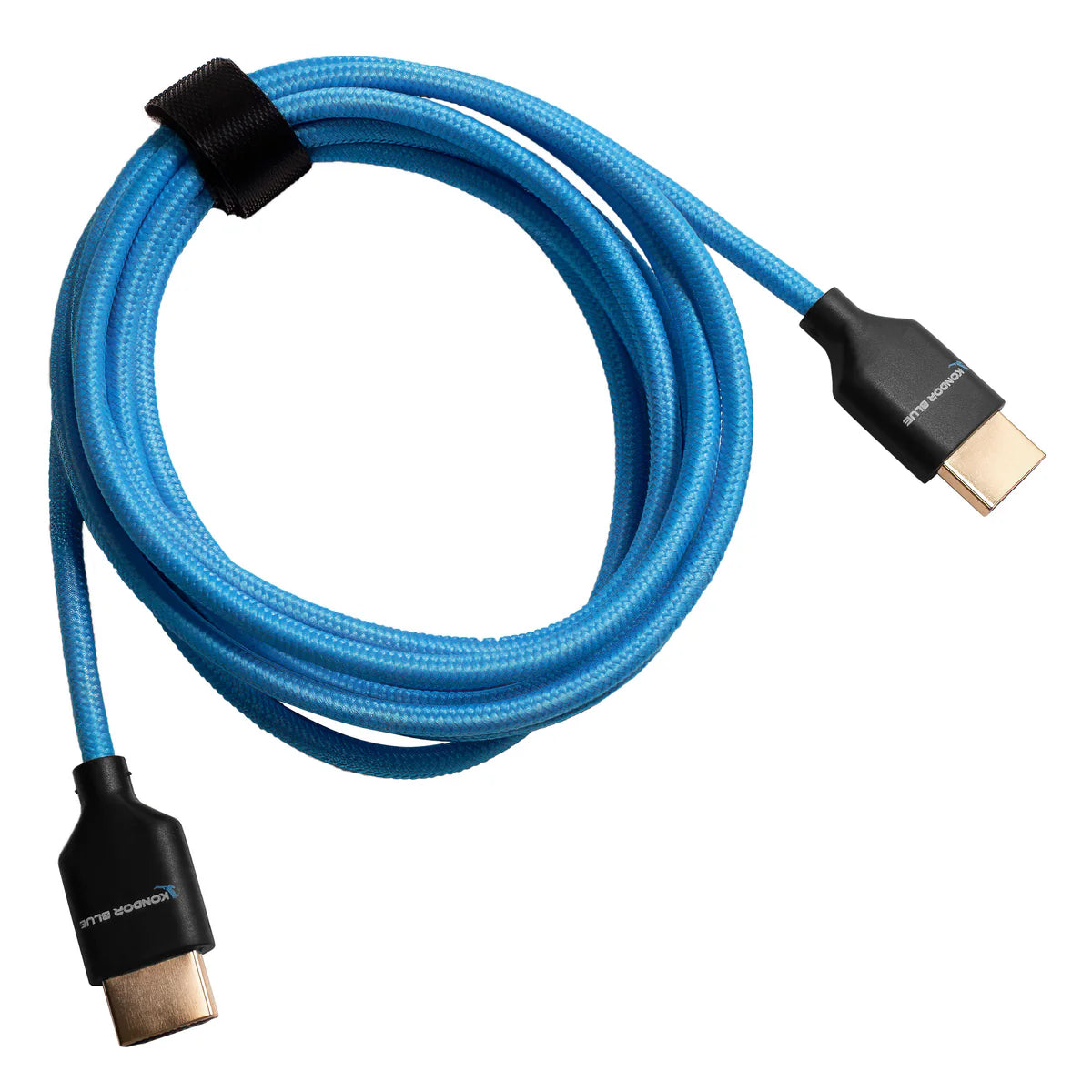Kondor Blue 7ft High-Speed HDMI Cable (4K 60Hz, HDMI 2.0, Braided)