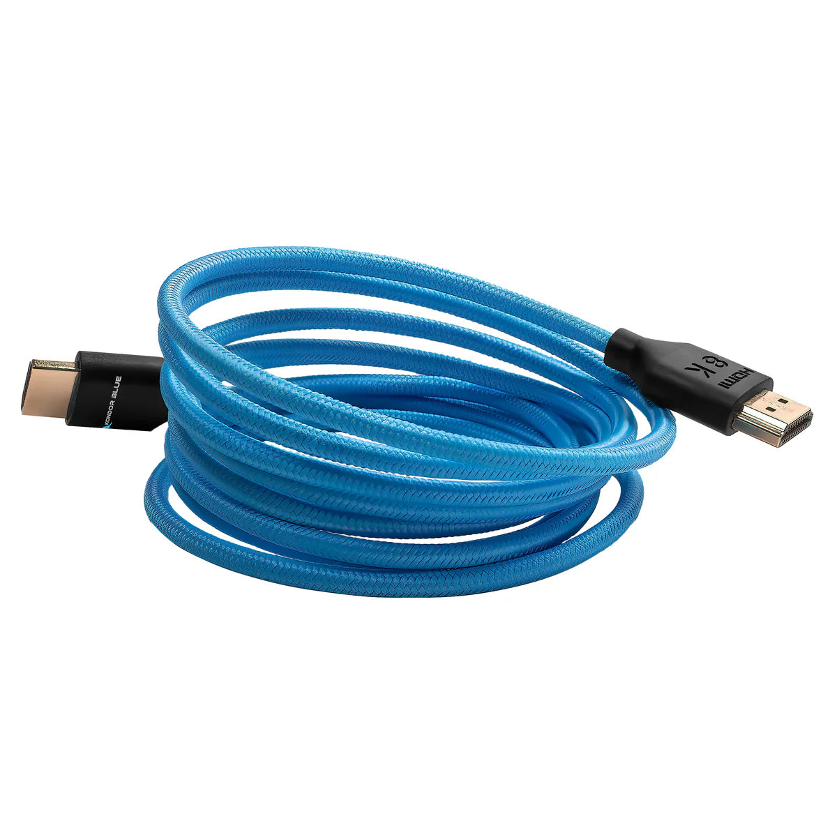 Kondor Blue 7ft High-Speed HDMI Cable (4K 60Hz, HDMI 2.0, Braided)