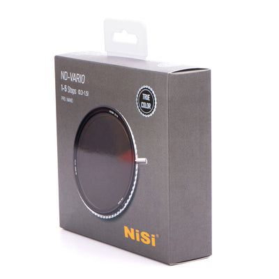 NiSi 82mm ND-VARIO Pro Nano 1.5–5 Stops Enhanced Variable ND Filter