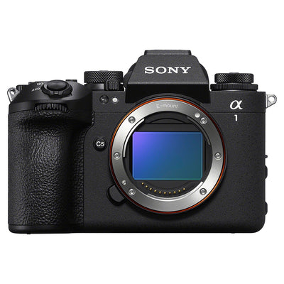 Sony Alpha 1 II full-frame mirrorless camera body front view with exposed sensor and E-mount lens mount, no lens attached
