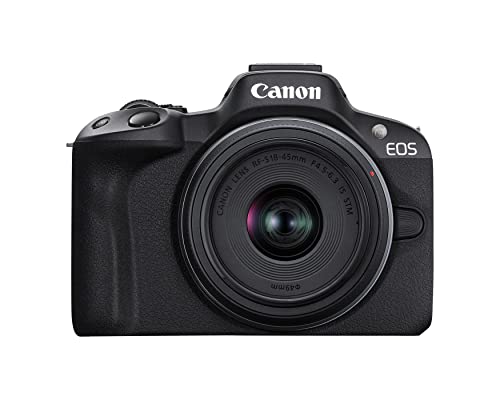 Canon EOS R50 Mirrorless Camera with RF-S 18-45mm f4.5-6.3 IS